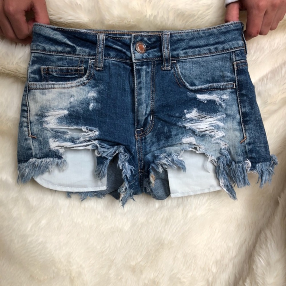 Hi rise shortie American Eagle jean shorts